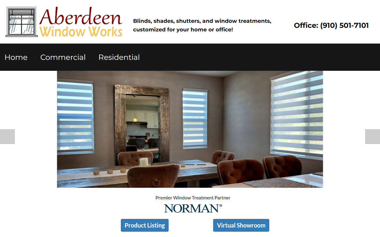 Screenshot of aberdeenwindow.com